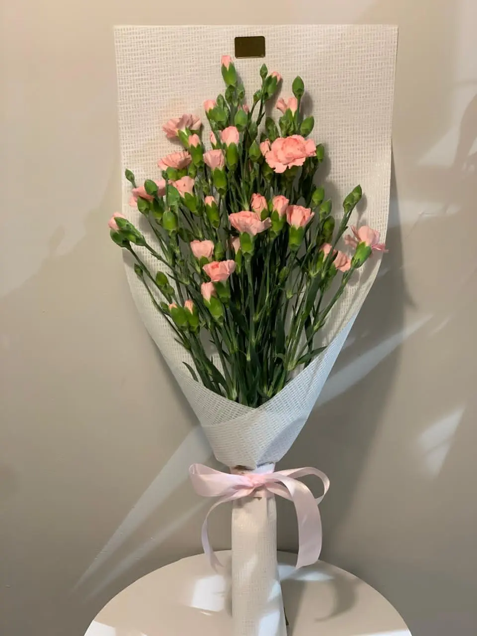 Pink baby rose blossom bouquet